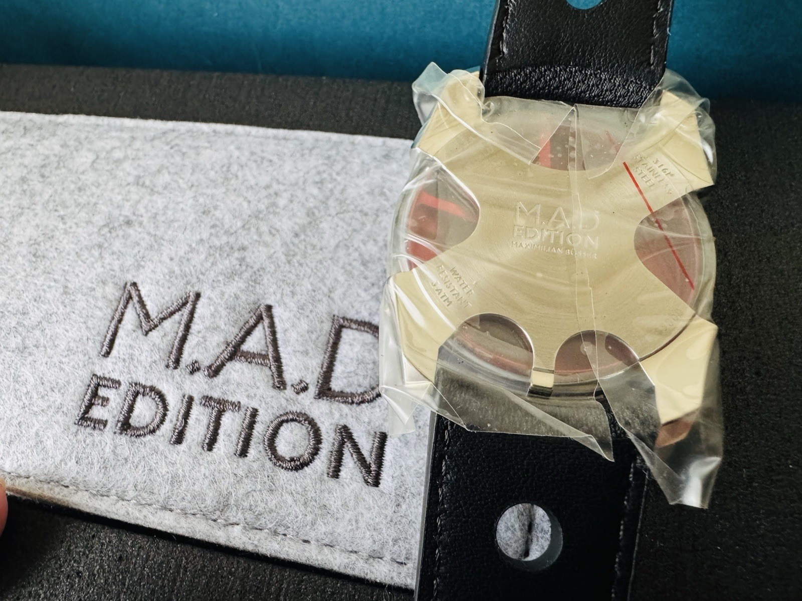 NEW, M.A.D. 1 RED Edition by MB&F Box + card