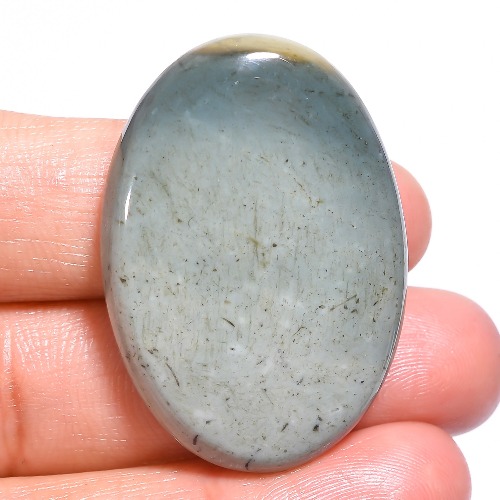 Natural Polychrome Jasper Oval Cabochon Loose Gemstone 53.5 Ct 37X26X6mm GC14127