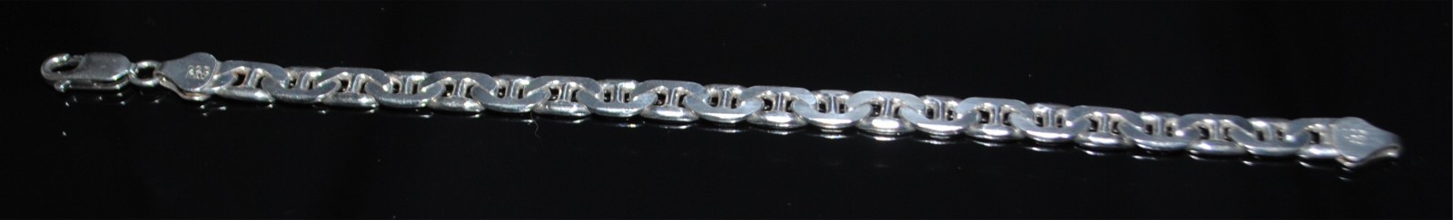 Italian Sterling Silver Anchor Link Bracelet 18cm Length (FREE AUSTRALIAN POST)