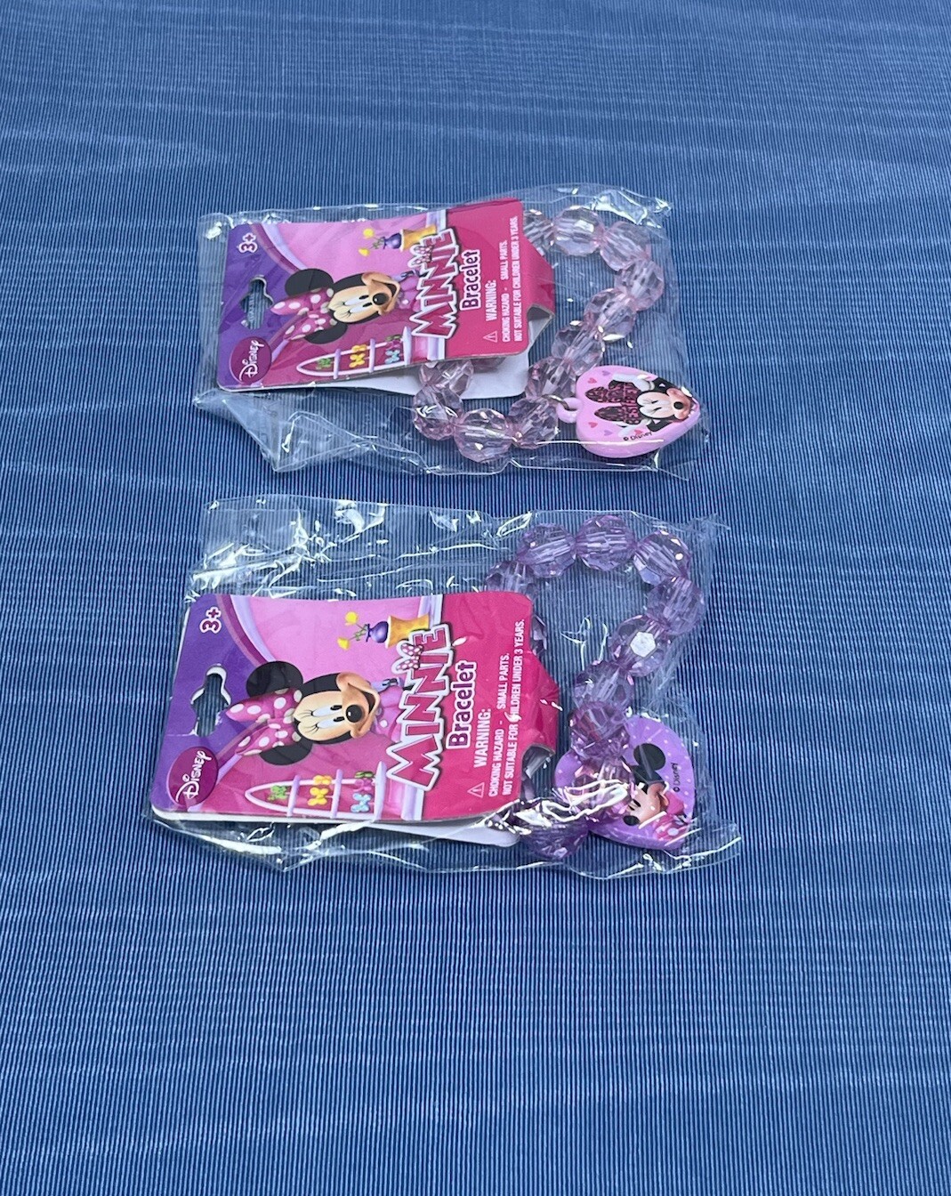Amscan Disney Minnie Mouse Bead Bracelet Kids Accessories New