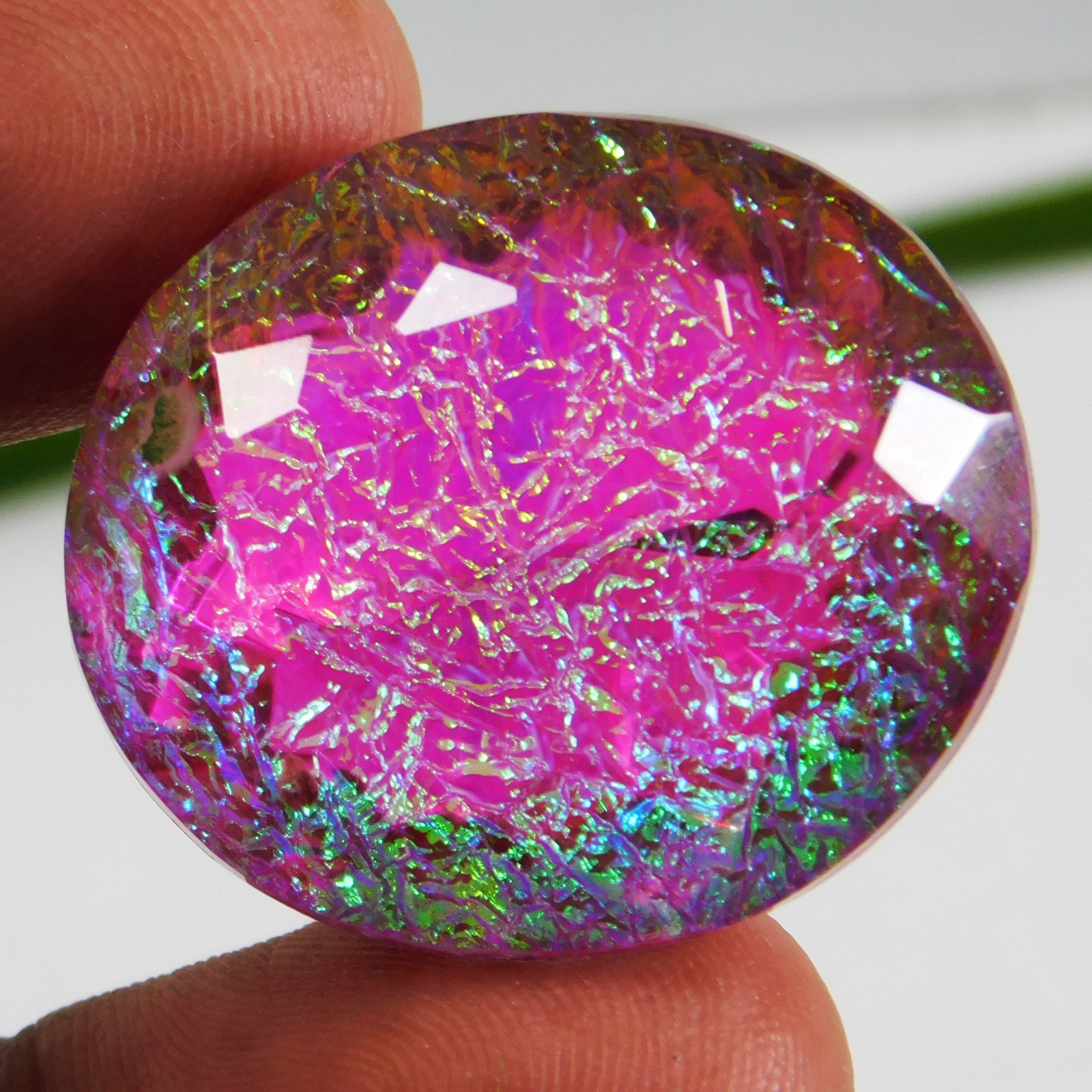 Natural 68.80 Ct Australian Monarch Fire Opal Oval Cut Certified Gemstone
