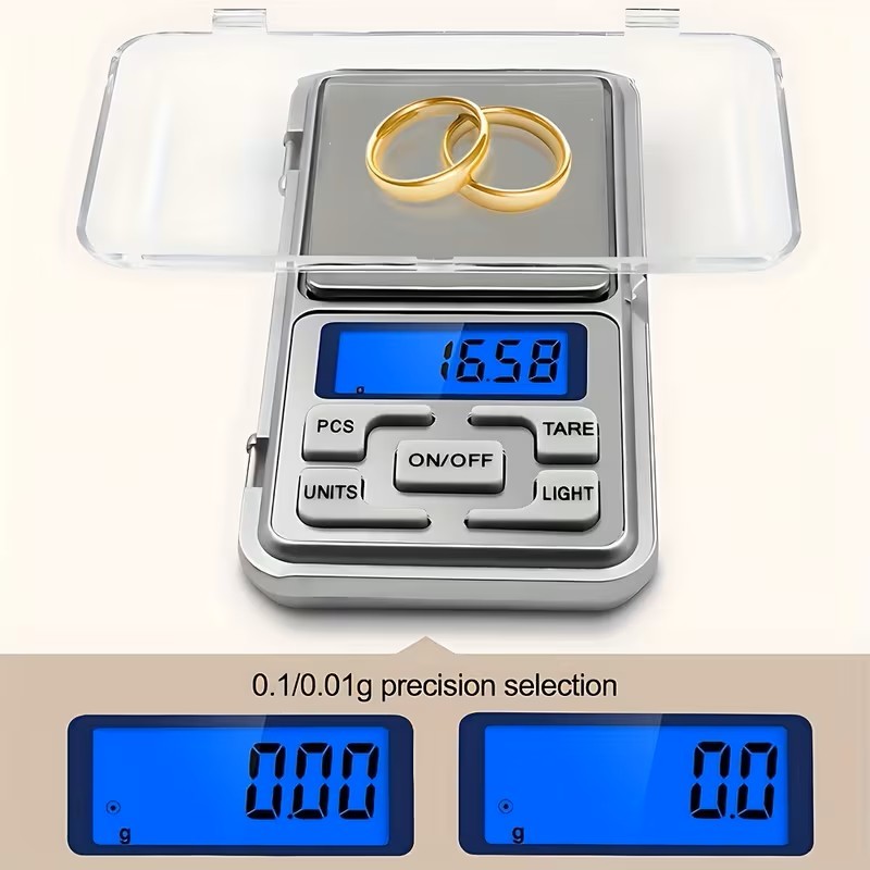 Portable Digital Scale with 0.01G Precision Capable of Weighing Up to 200G USA