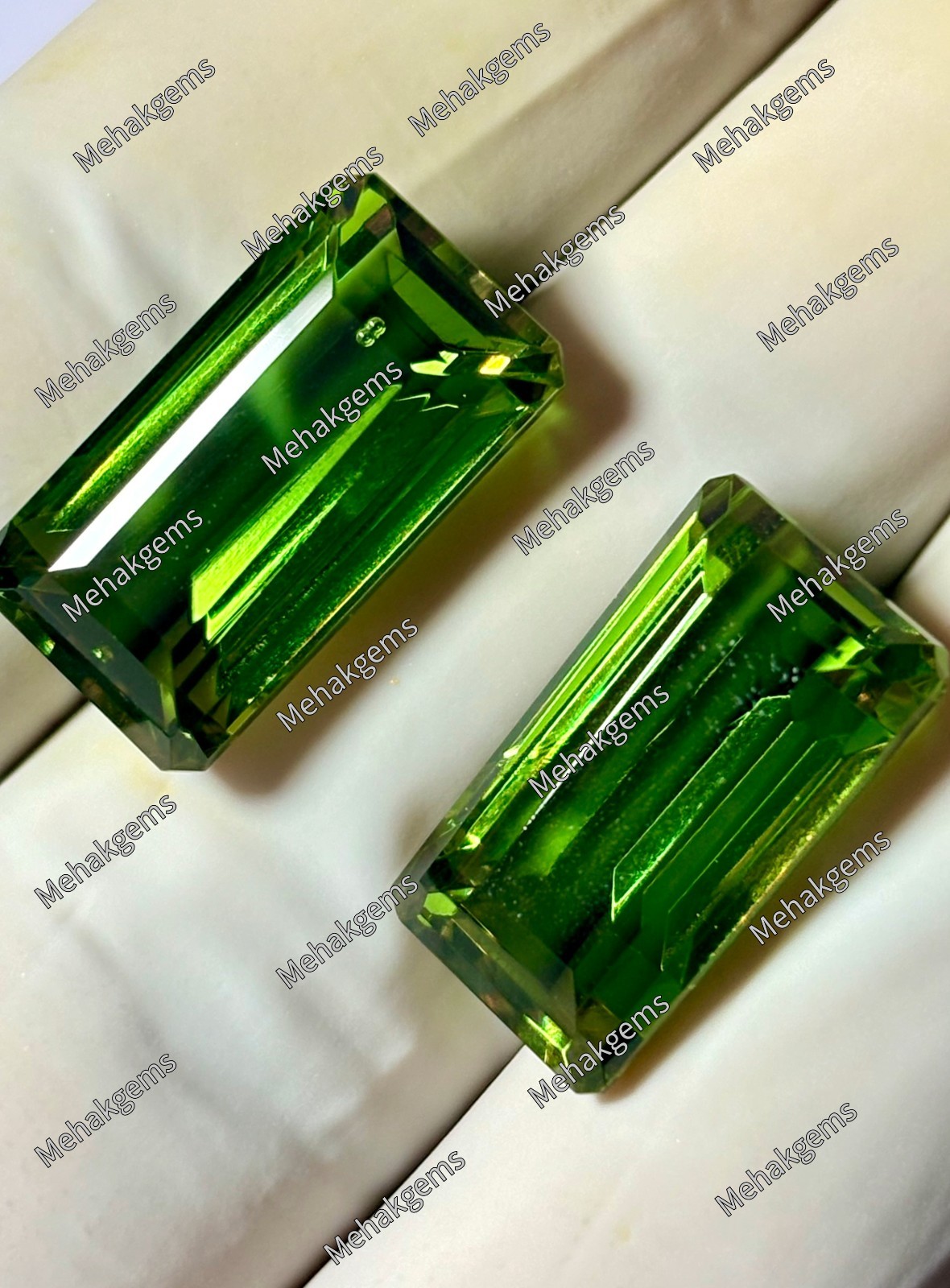 Color Changing Zultanite Gemstone Pair, Emerald Cut 15 Carat Loose Stone Earring