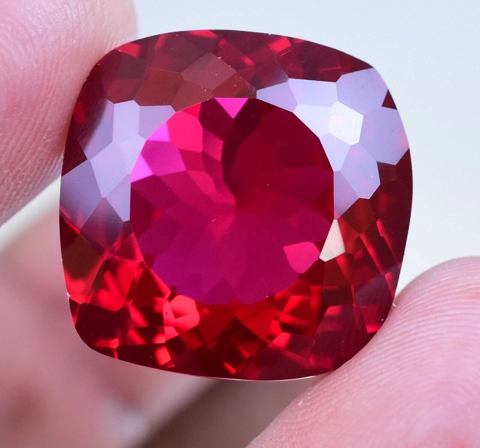 Natural Red Ruby 7.05 Ct Cushion Shape Mozambique Certified Loose Gemstone