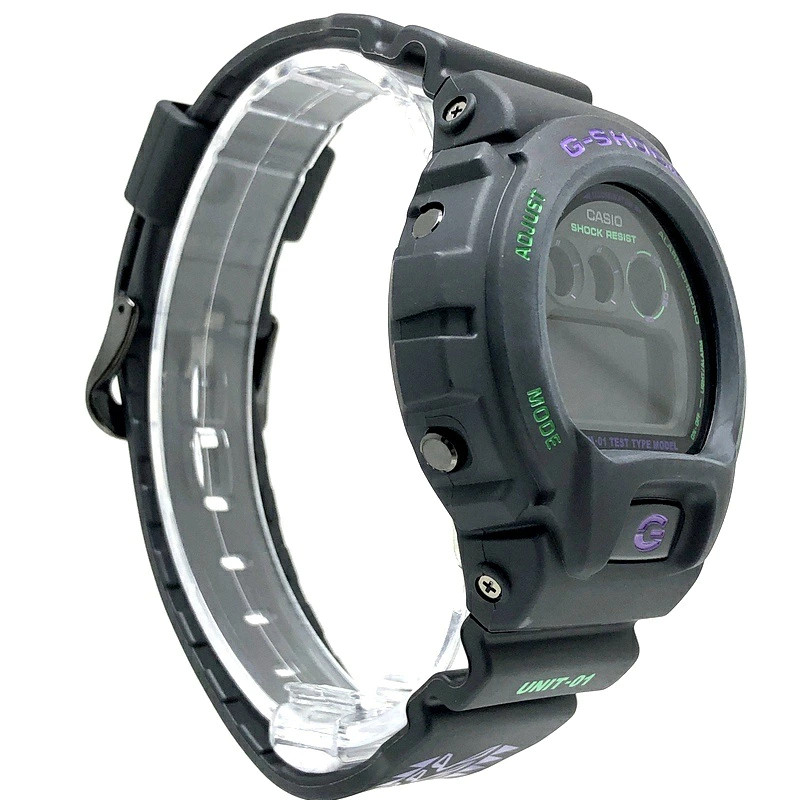 G SHOCK Casio G Shock Wristwatch DW 6900FS EVANGELION feat RADIO EVA Evangelion