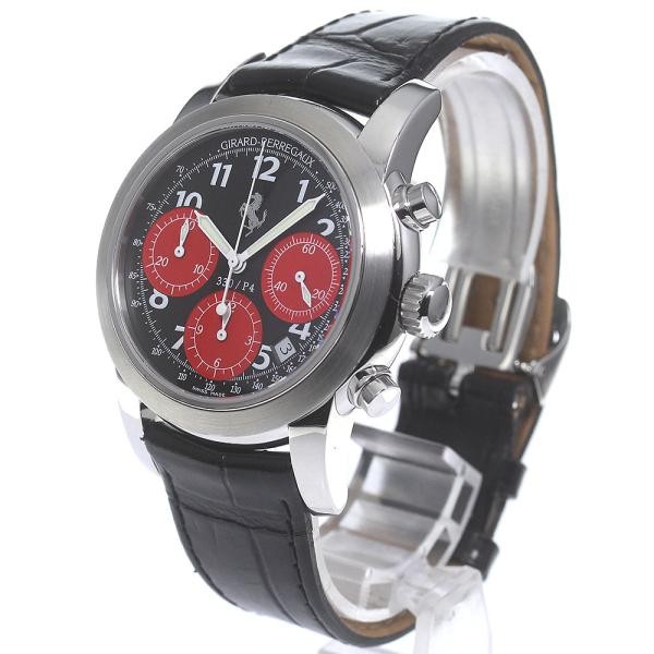 Girard-Perregaux 80280 39mm SS Black / Red Dial Automatic Watch #C15994