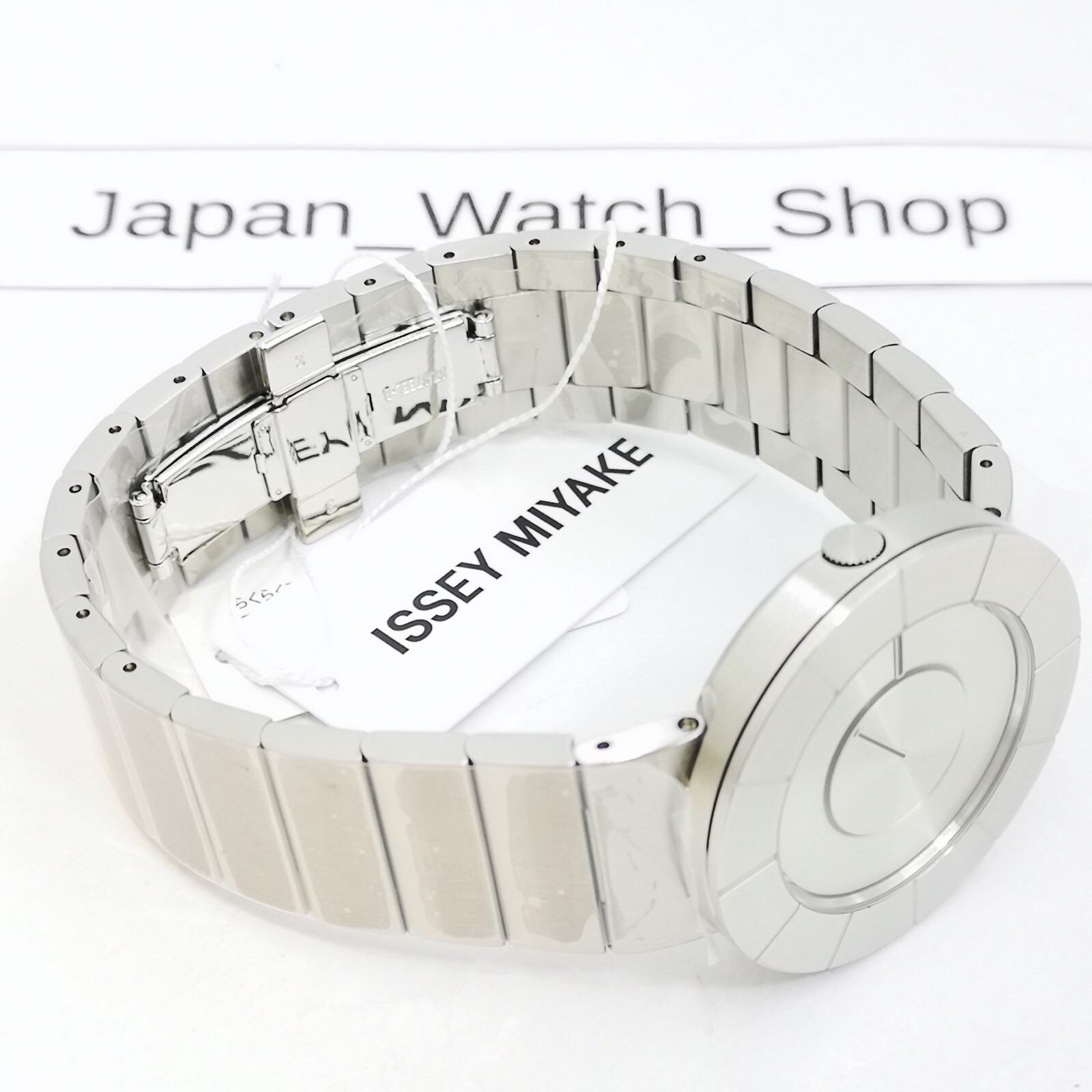ISSEY MIYAKE TO Tio Yoshioka Tokujin design NY0N001 Silver Men Watch New in Box