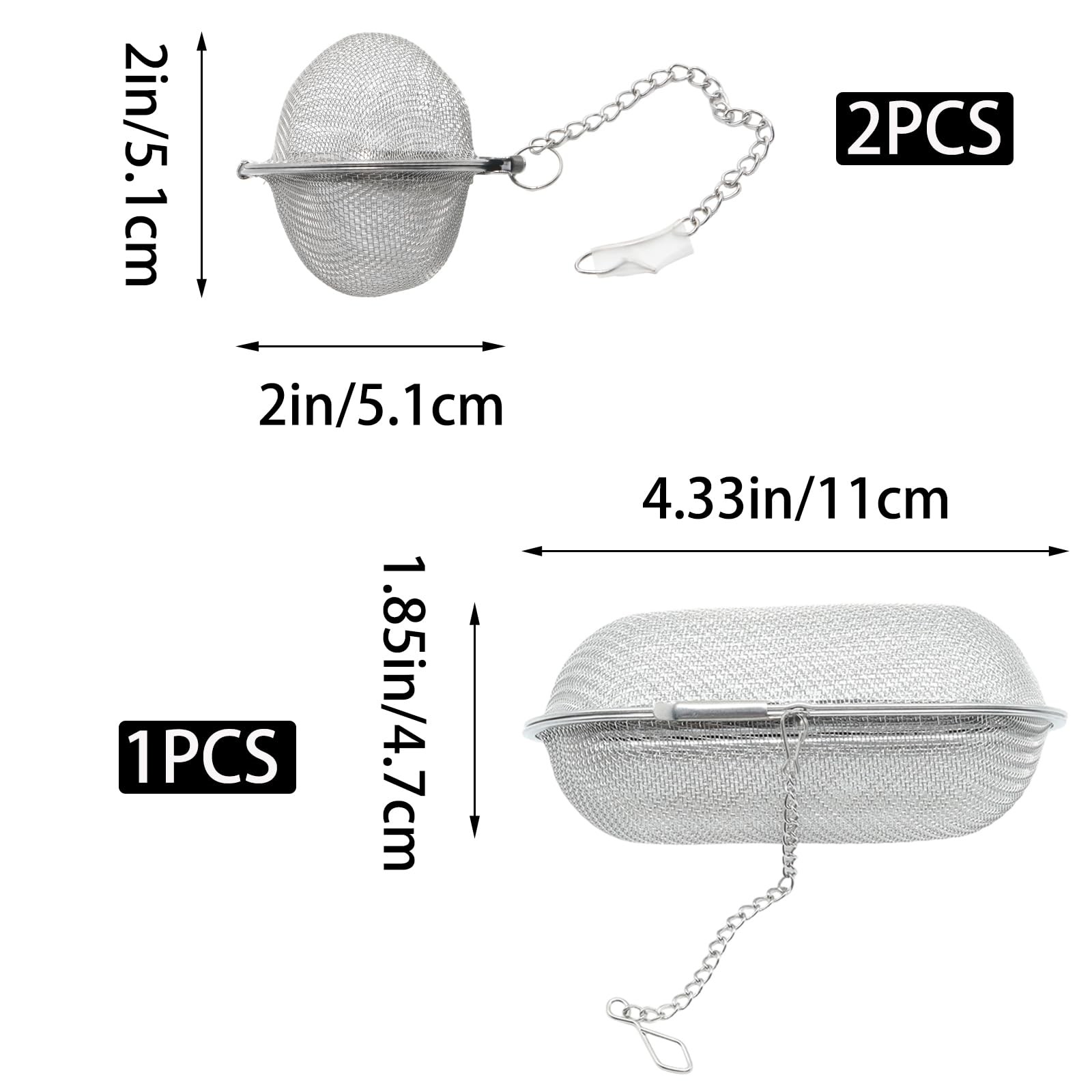 3 Pack Ultrasonic Cleaner Small Parts Basket, Stainless Steel Mesh Baskets fo…
