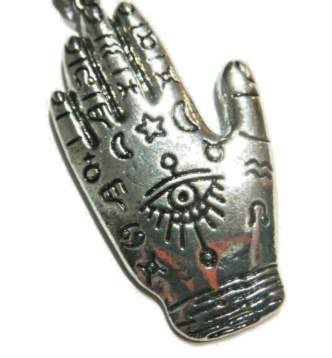 ASTROLOGY PALMISTRY EARRINGS zodiac horoscope gothic occult fortune teller 6G