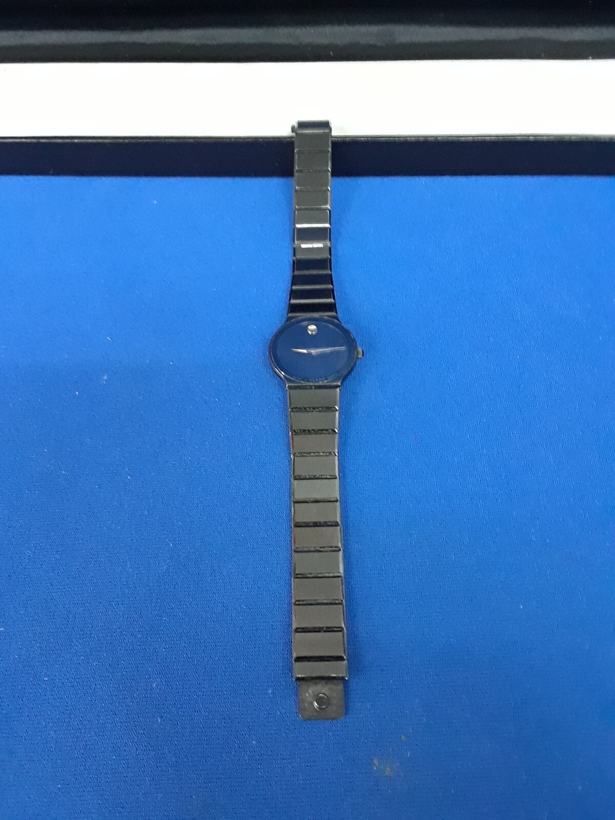 Vintage Movado Women Watch Ultra Thin 84-40-881-A Quartz 7″ inch Working Perfect