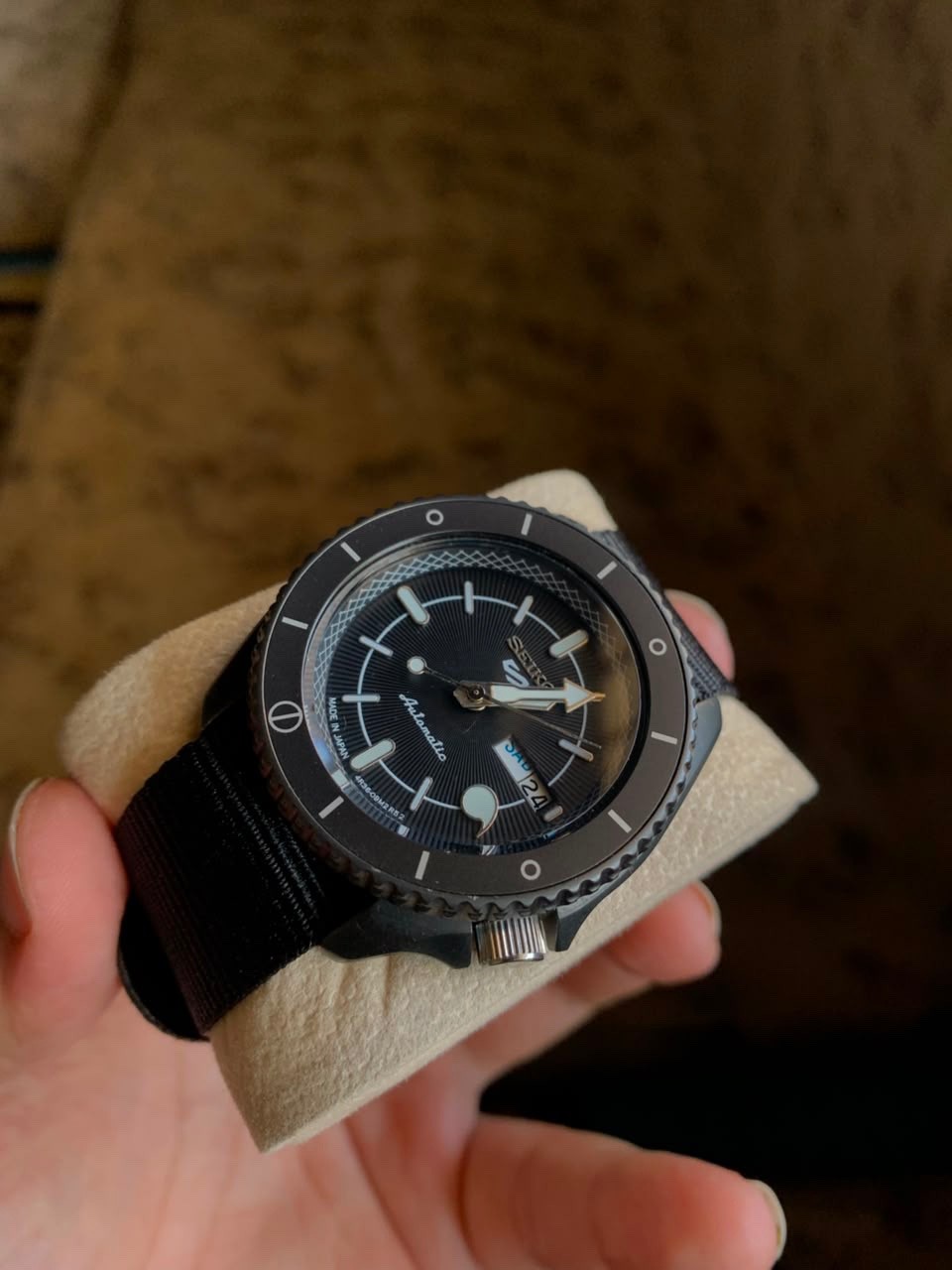 Seiko 5 Automatic Naruto & Boruto | Day/Time | Black Dial Men’s Wrist watch