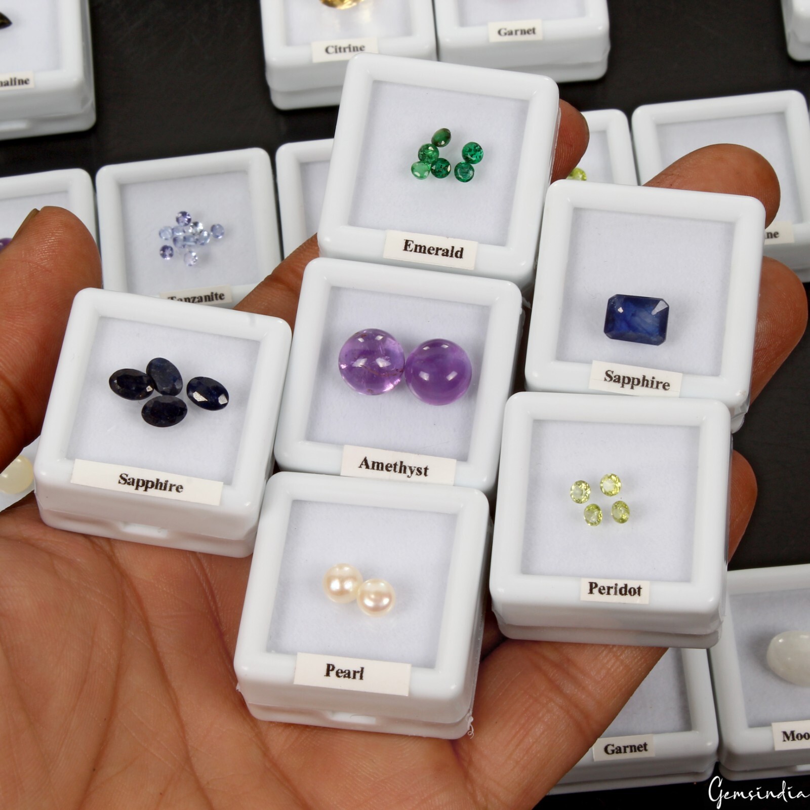 70 Pcs Estate Genuine Semi Precious Loose Gemstone Lot Collection 200$ Plus Retl