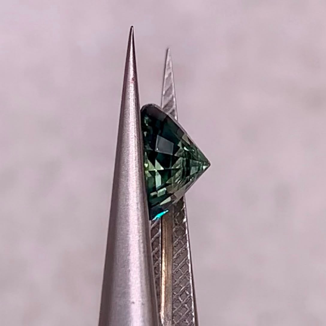 1.06Ct Natural Unheated Rare Teal Sapphire From Madagascar