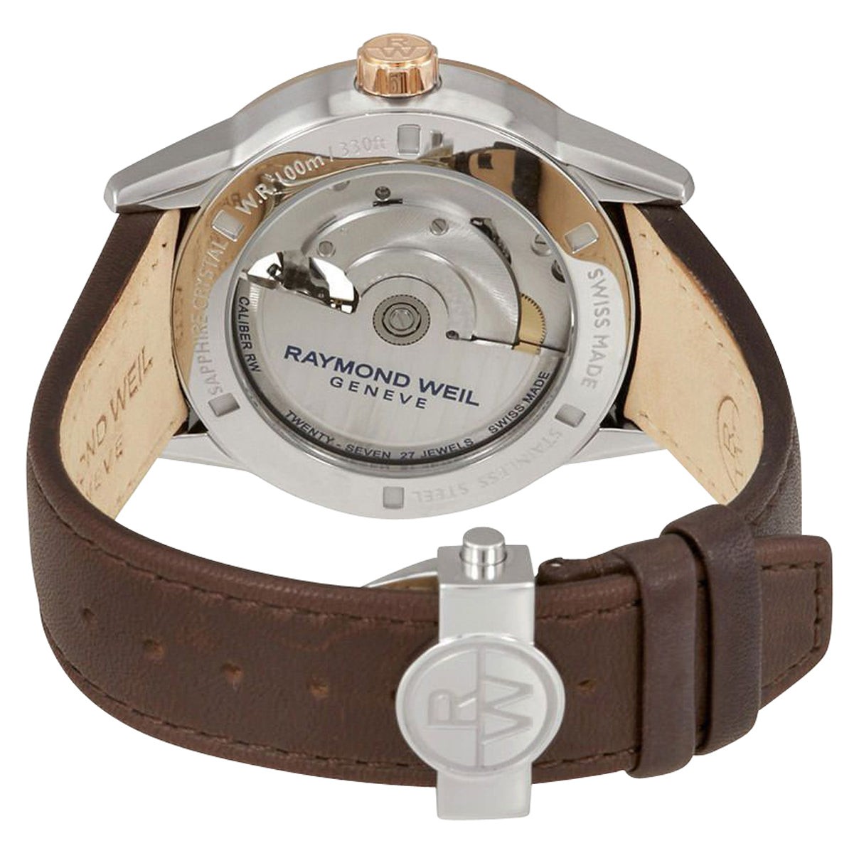Raymond Weil Freelancer Automatic Steel Leather Mens Watch 2780-SC5-20001