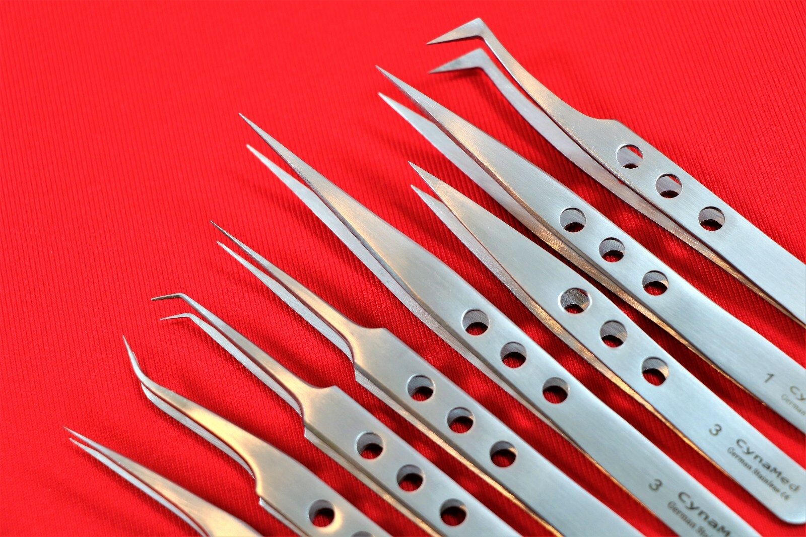German 8ea Anti-static Tweezers Set Maintenance Repair Stainless Steel Tools Kit