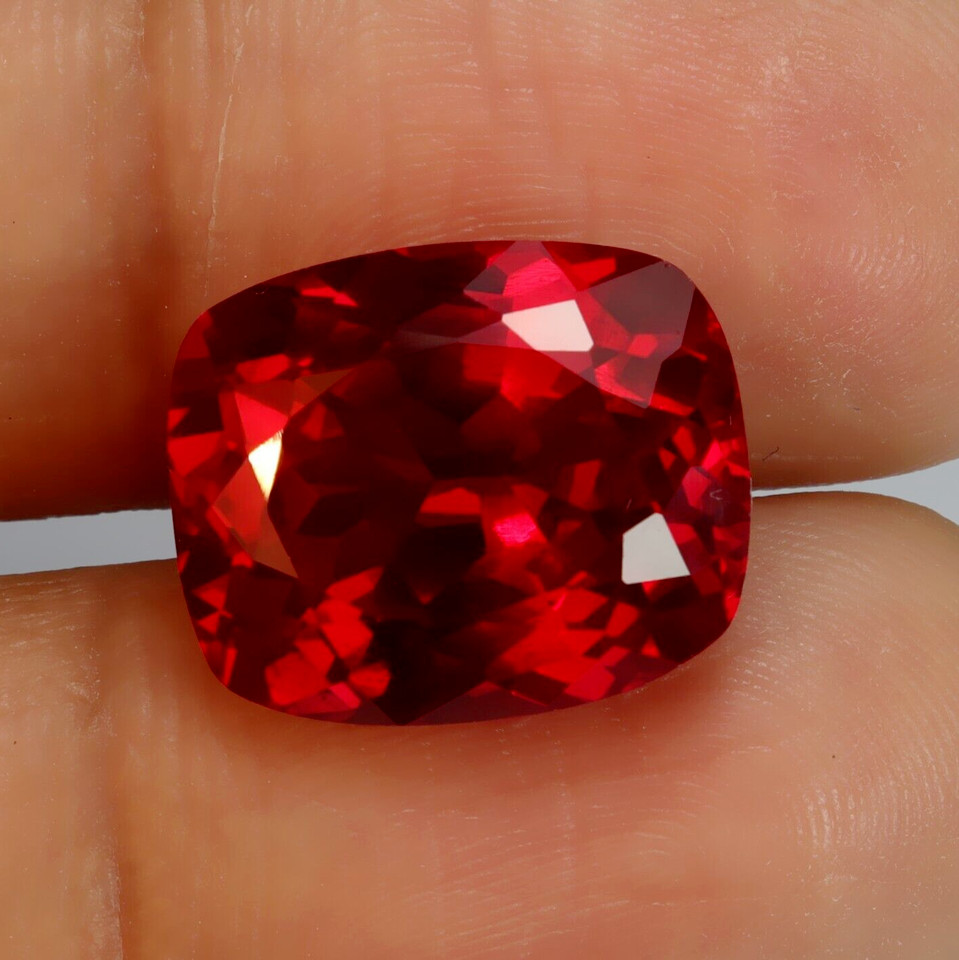 10.10 Ct Natural Certified BURMA Pigeon Blood Red Ruby Unheated Loose Gemstone