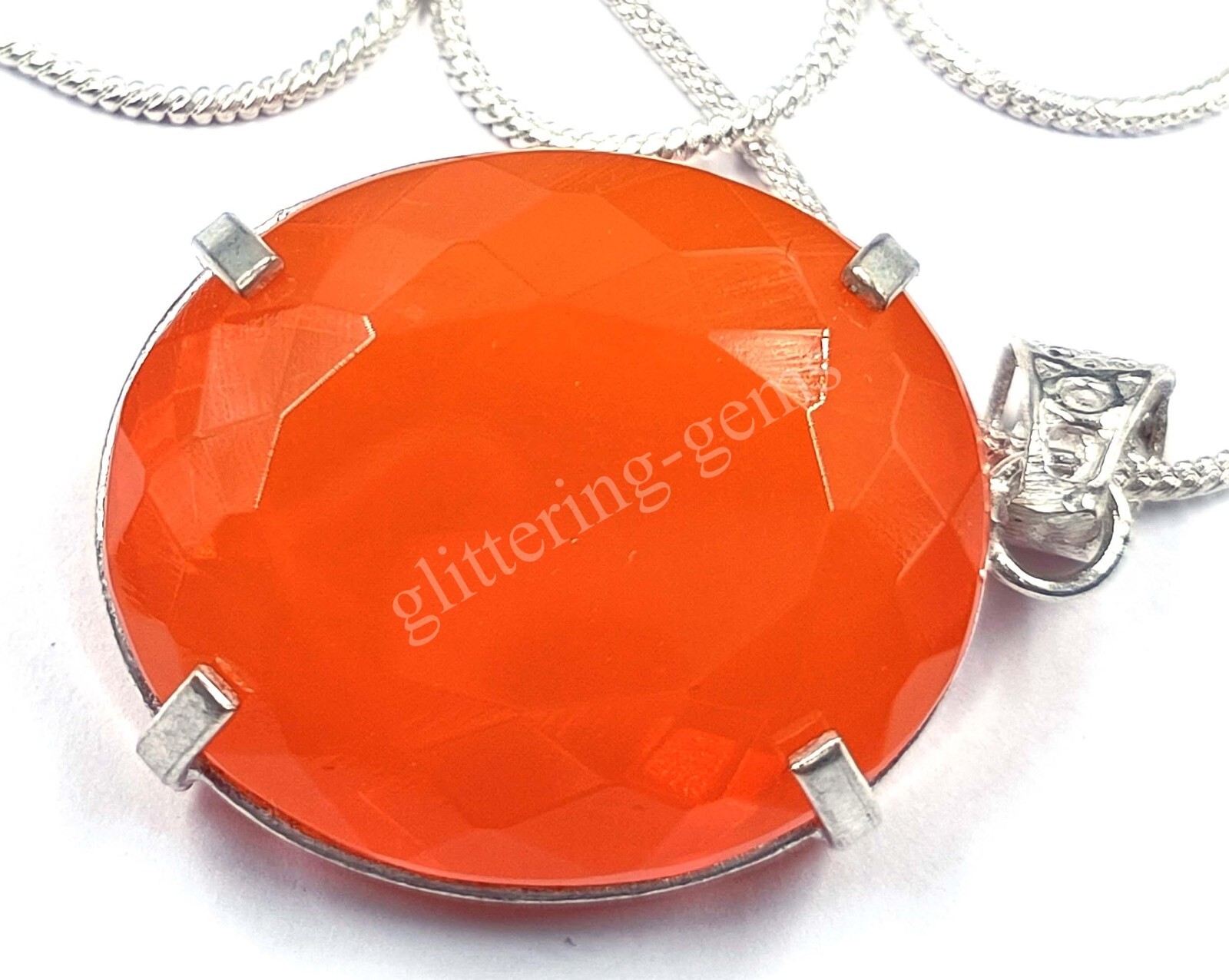 108.30 Ct Oval Natural Opal 925 Solid Sterling Silver Pendant IGL Gems M25