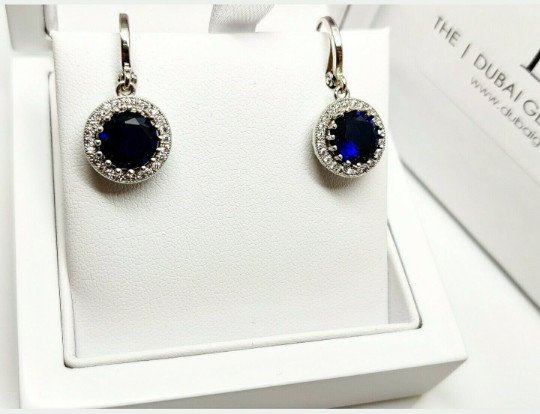 Created Diamond Round Cut Droplet Earrings Including Gift Box BUY 1 GET 1 FREE