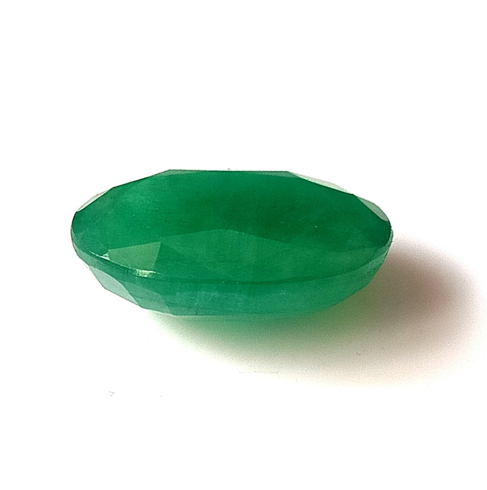 9.35 Carat Natural Untreated Emerald Oval Cut Faceted Loose Gemstone 12.3X16.4mm