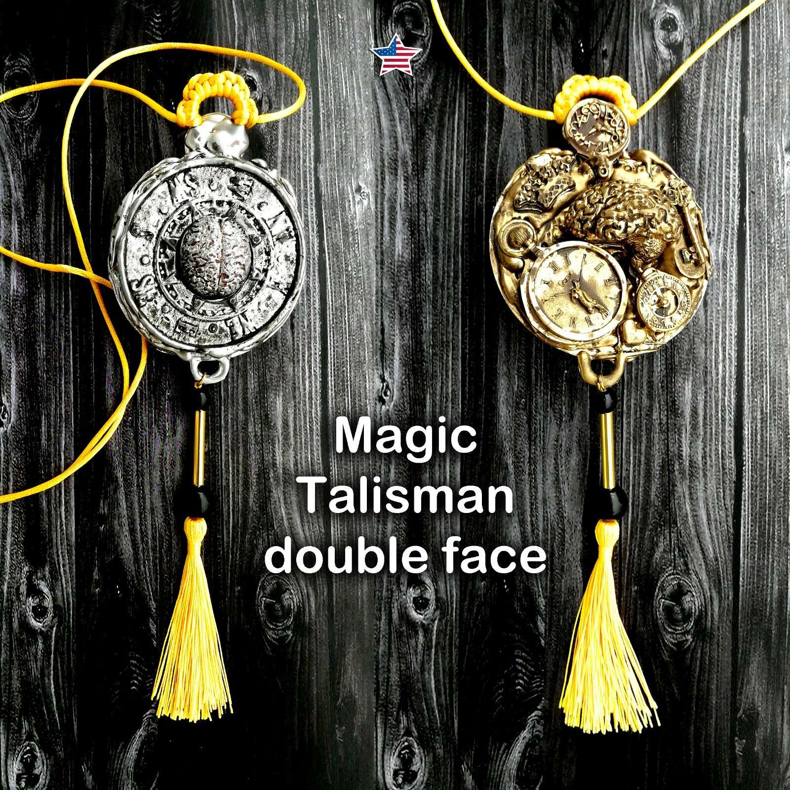 lucky talisman effective power attraction fortune money pendant necklace amulets