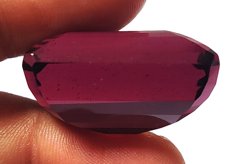 Raspberry Pink Large Rhodolite Garnet 95 Ct. Emerald Loose Gemstone Gift 4 Women