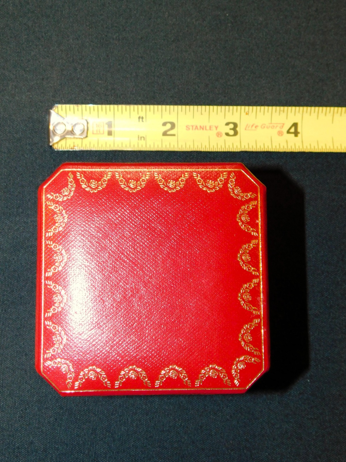 Genuine Cartier Love Ring Box W/ Velvet Drawstring Bag No Outer Box +FREE SHIP!