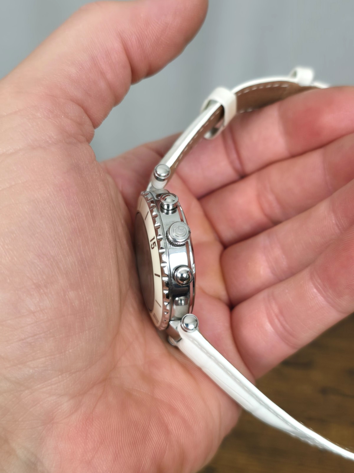 GUESS COLLECTION GC35000 SWISS MADE 13 Jewels Quartz Chronograph Watch – WORKS!