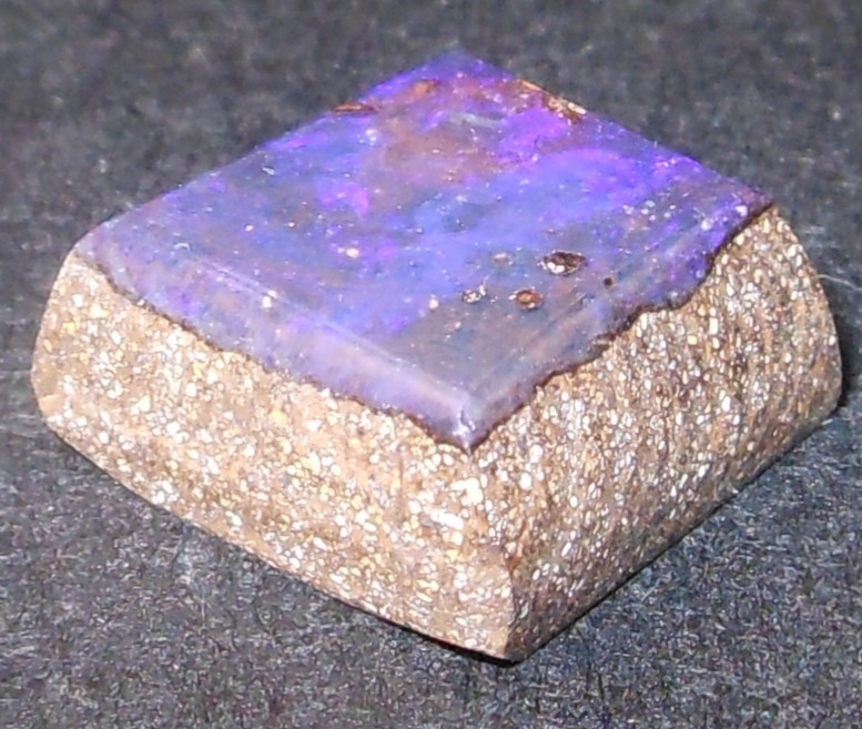 10.85ct Australian Boulder Seam Opal 13.3mm x 13.1mm x 5.7mm