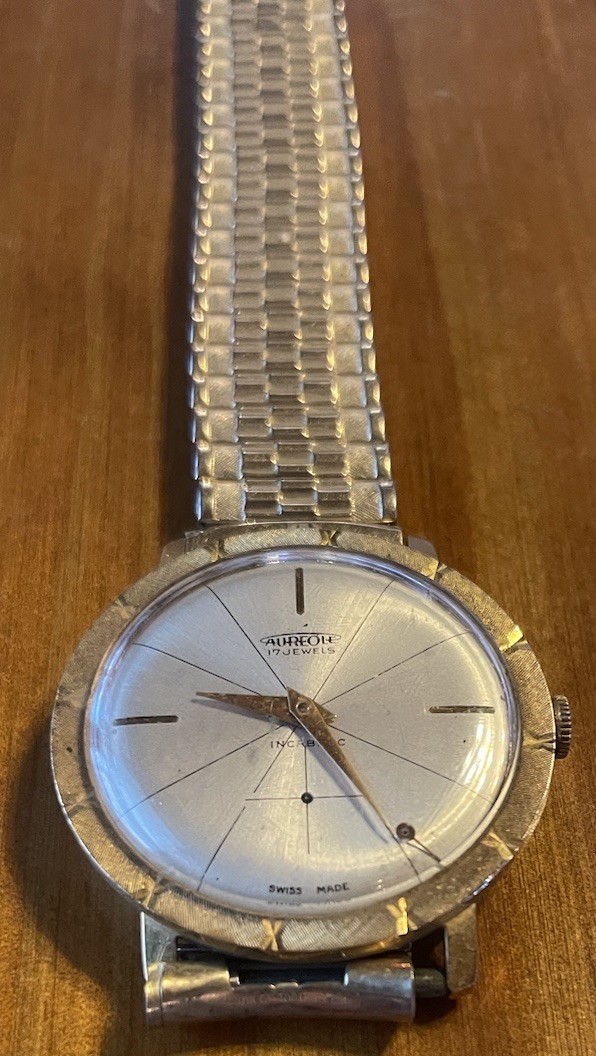 Vintage Aureole 17 Jewels Incabloc Swiss Mechanical Watch – Ticking Spiedel Band
