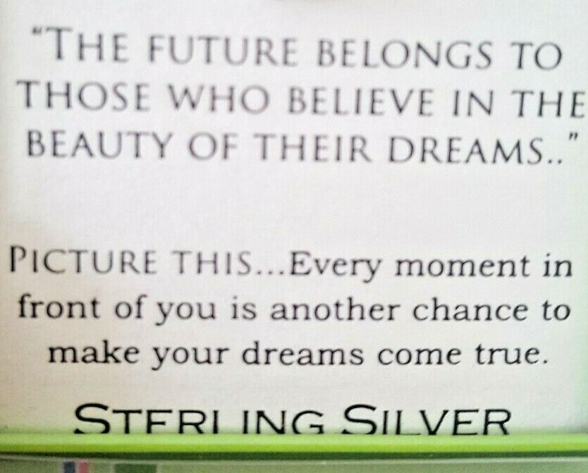 925 Sterling Silver Picture Locket Gift Necklace Any Occasion Made In Itay