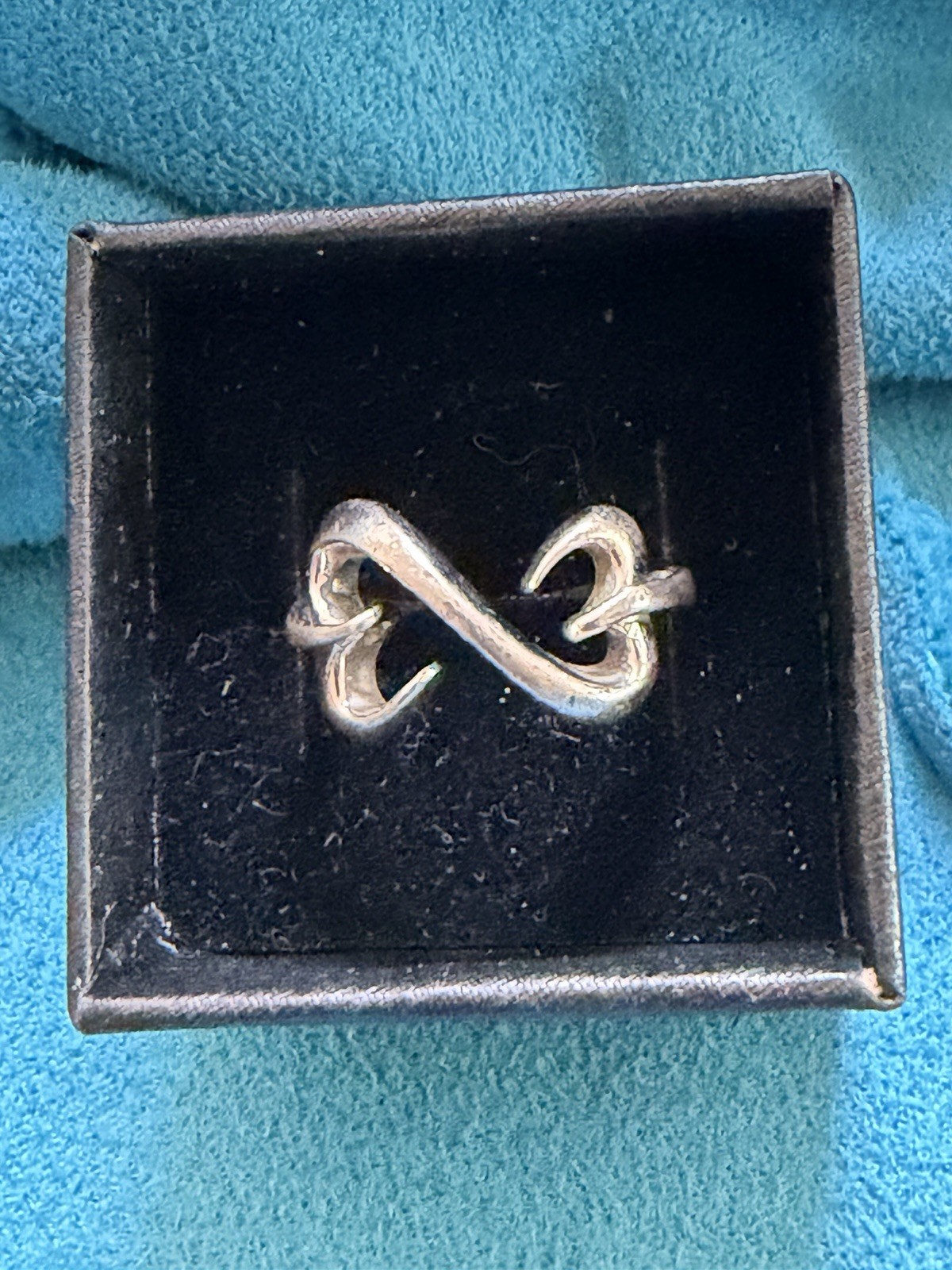 Jane Seymour JWBR Open Heart 925 Sterling Silver Ring Size 6