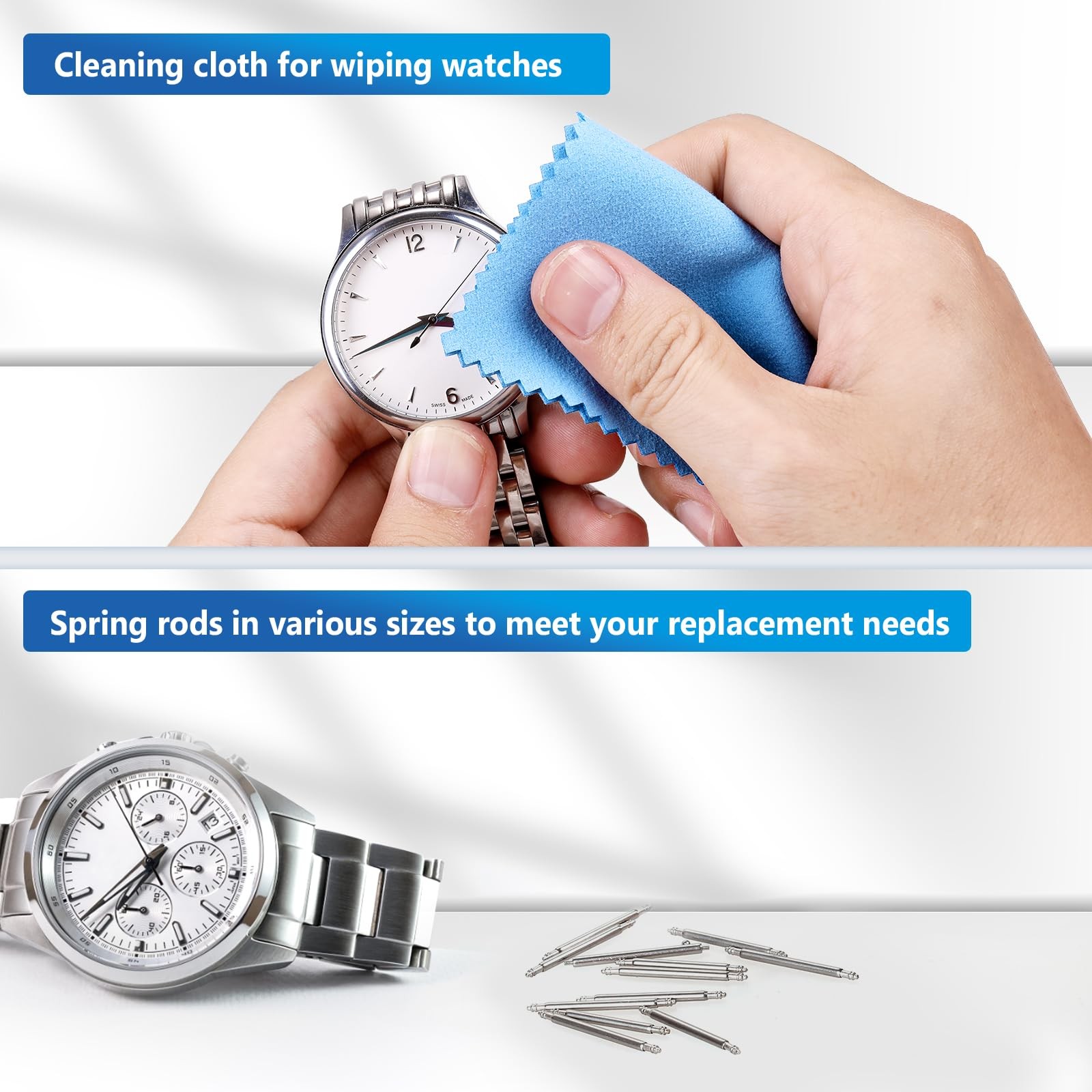 JOREST Watch Spring Bar Tool Watch Repair Kit to Replace the Watch Strap Watch