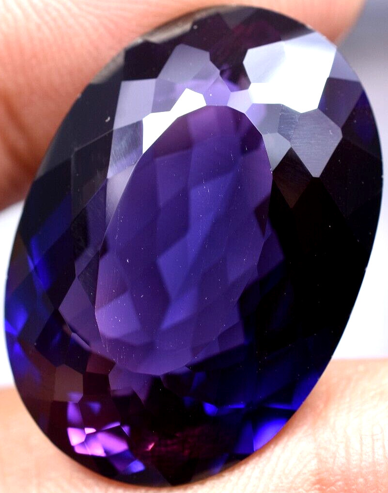 Natural 48.60 Ct Boysenberry Sapphire GGL Certified fabulous Loose Gemstone