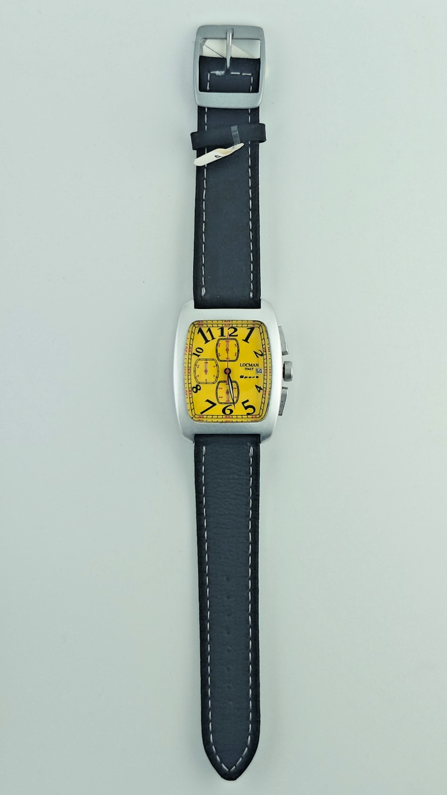 CHRONO LOCMAN SPORT – REF. 487 – YELLOW DIAL – NOS – FULL SET