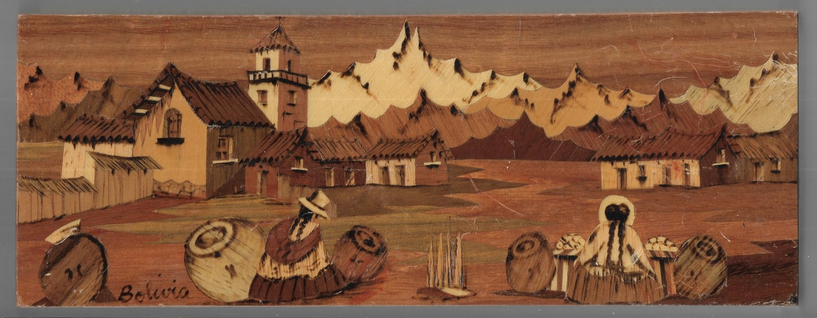 Handcrafted Wooden Jewelry or Keepsake Box from Bolivia