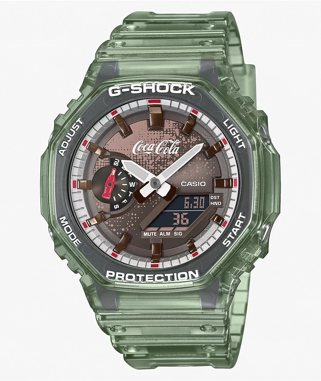 Casio G-Shock GA-2100CC-3A Coca-Cola 140th Anniversary Analog & Digital Watch