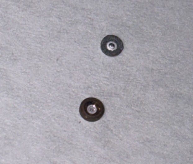 US WALTHAM 6 AND 0 SZ WATCH BALANCE JEWEL UPPER NOS 1 H -12,1 H 13———A-189