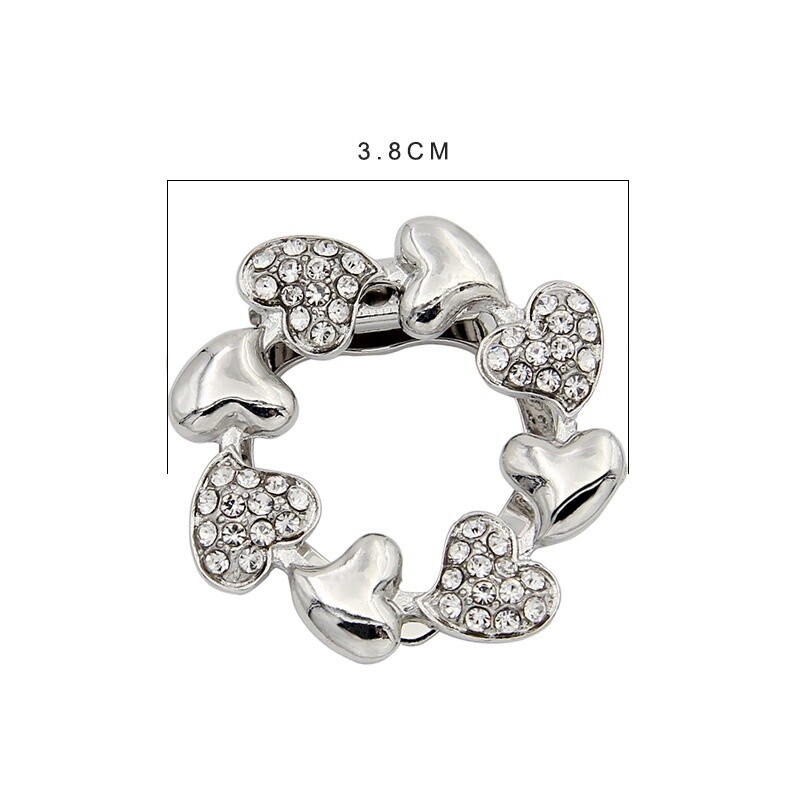 Scarf Pin Corsage Dual-Use Clothes Flower Brooch Fashion Silk Hem Accessories