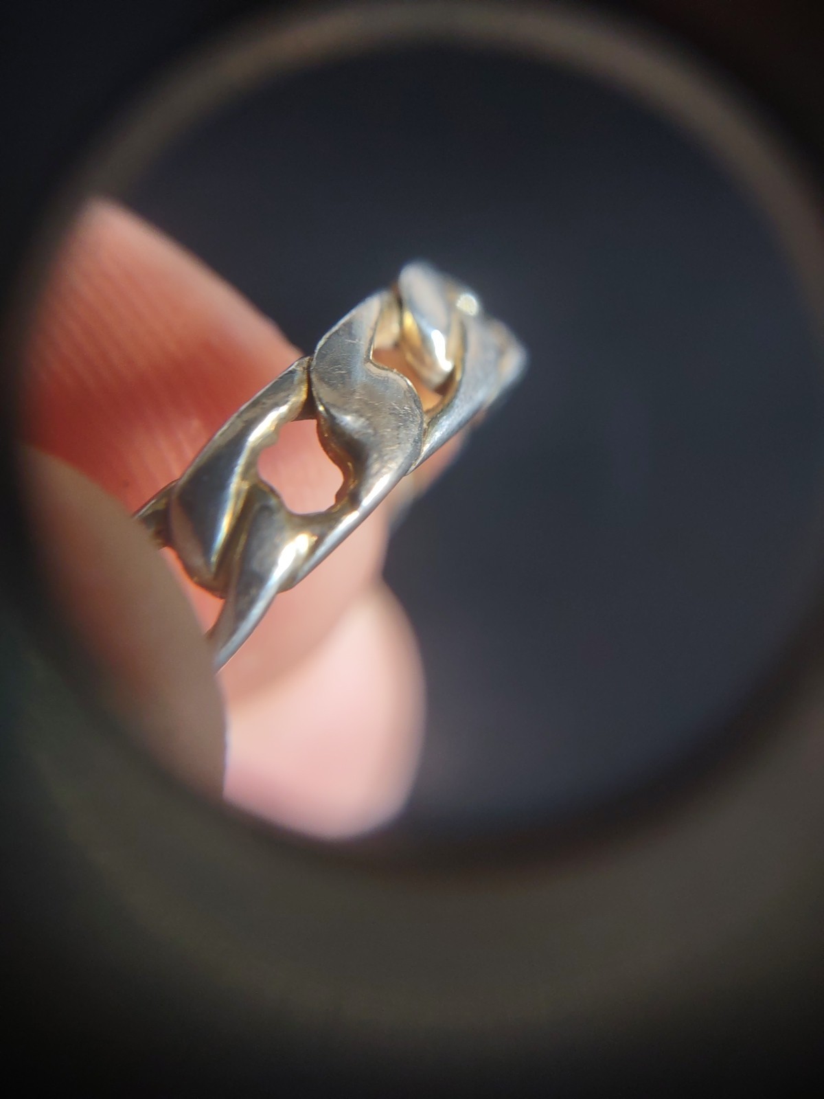 3.2 Grams Sz 7 Handmade Sterling Silver True Cuban Link 925 Ring