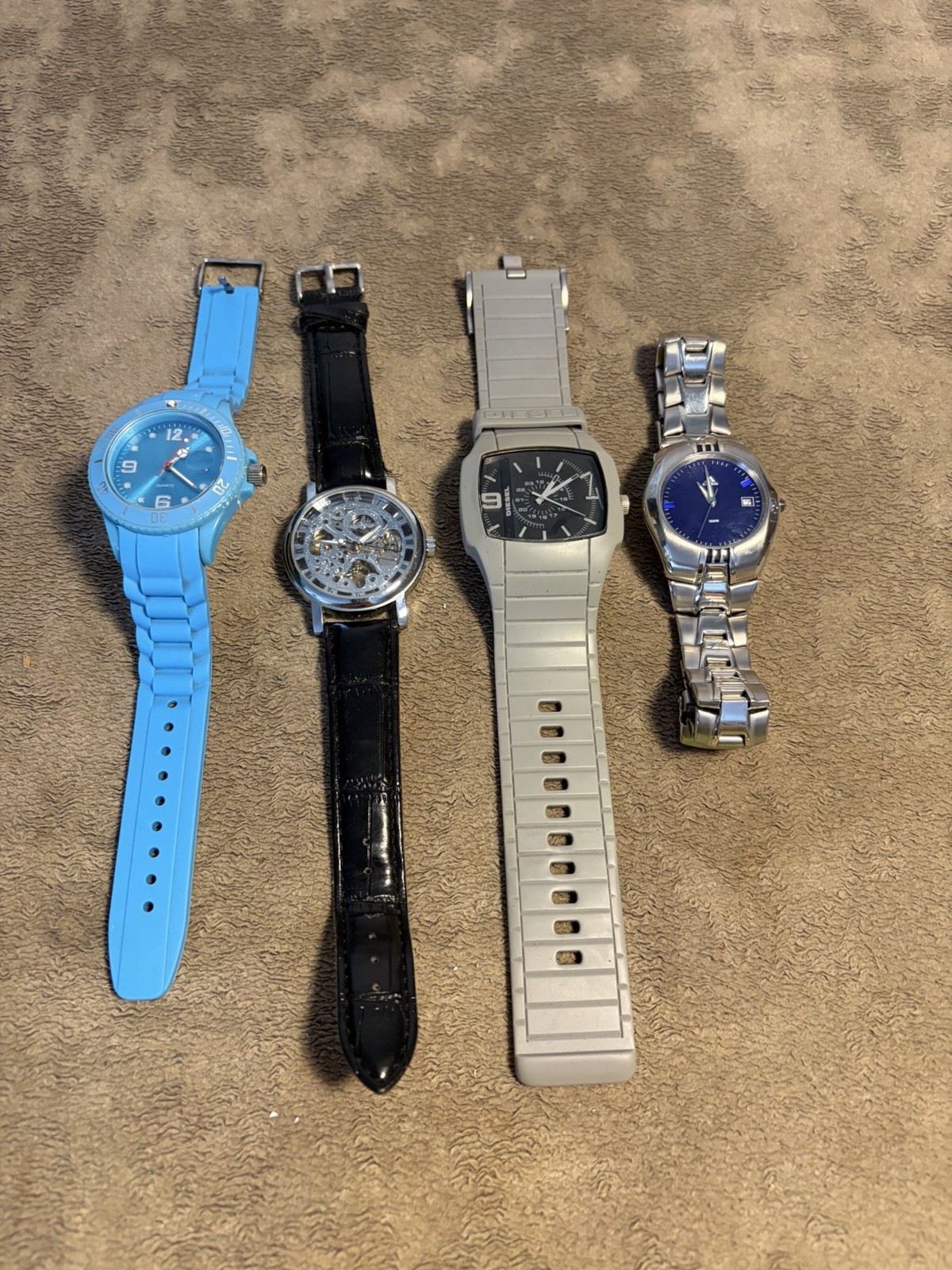 4 Gents Watches Adidas Diesel Etc