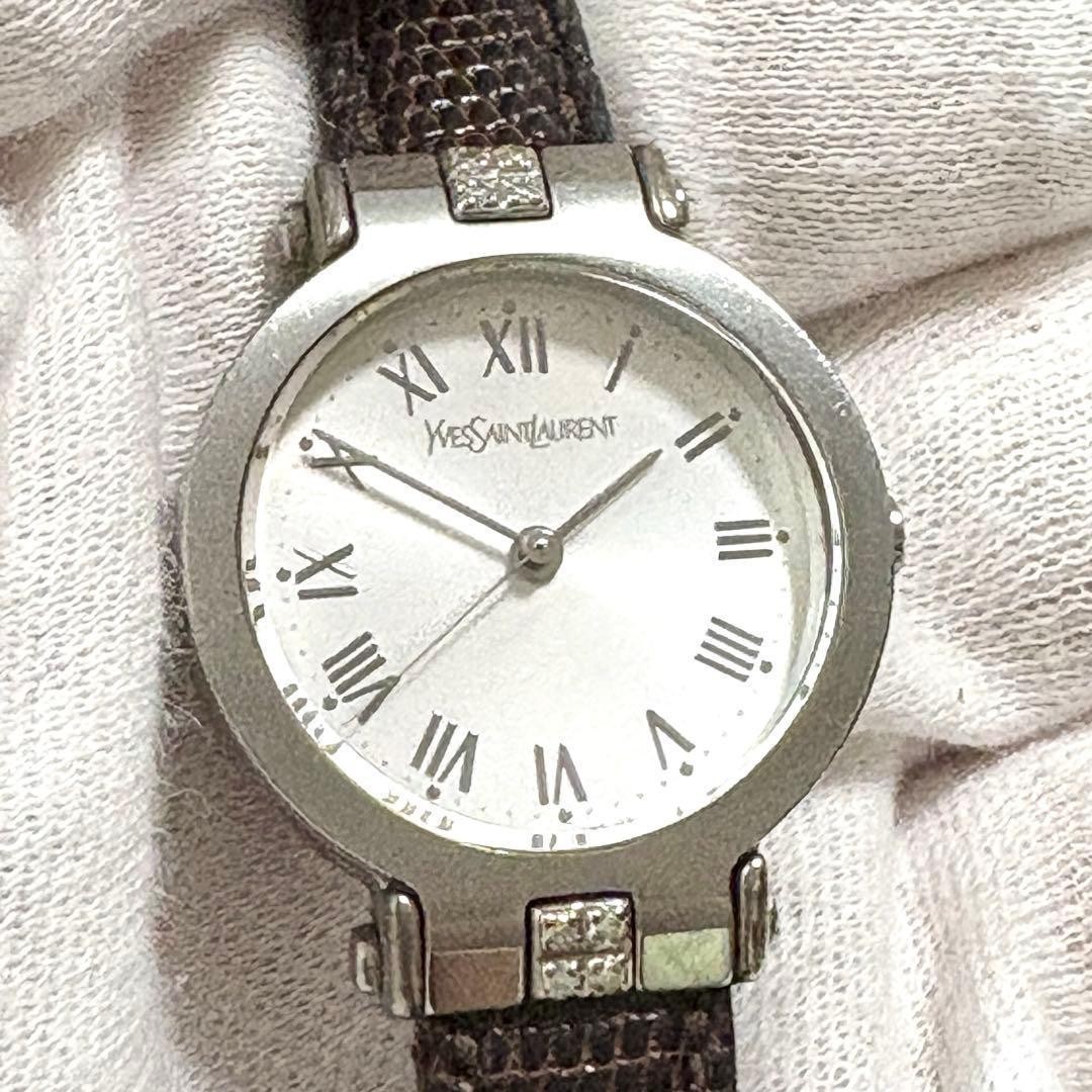 Working YVES SAINT LAURENT Wristwatch Roman