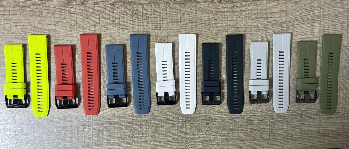 Garmin Fenix 6/7 (22mm) Quick Release Silicone Watch Strap (Choose Color)