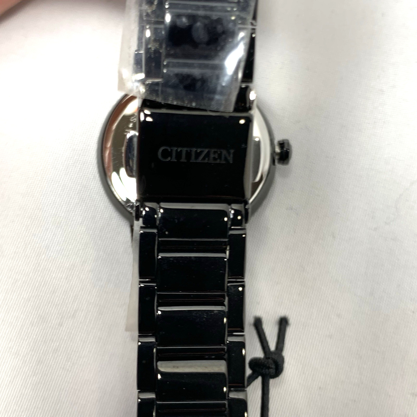 Citizen Quartz Watch Womens G011-S106877 Black Metal Bracelet Japan NEW BATTERY