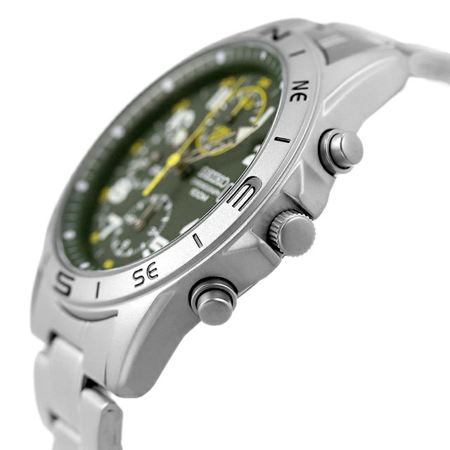 Seiko SND377P1 Quartz Chronograph Khaki Watch