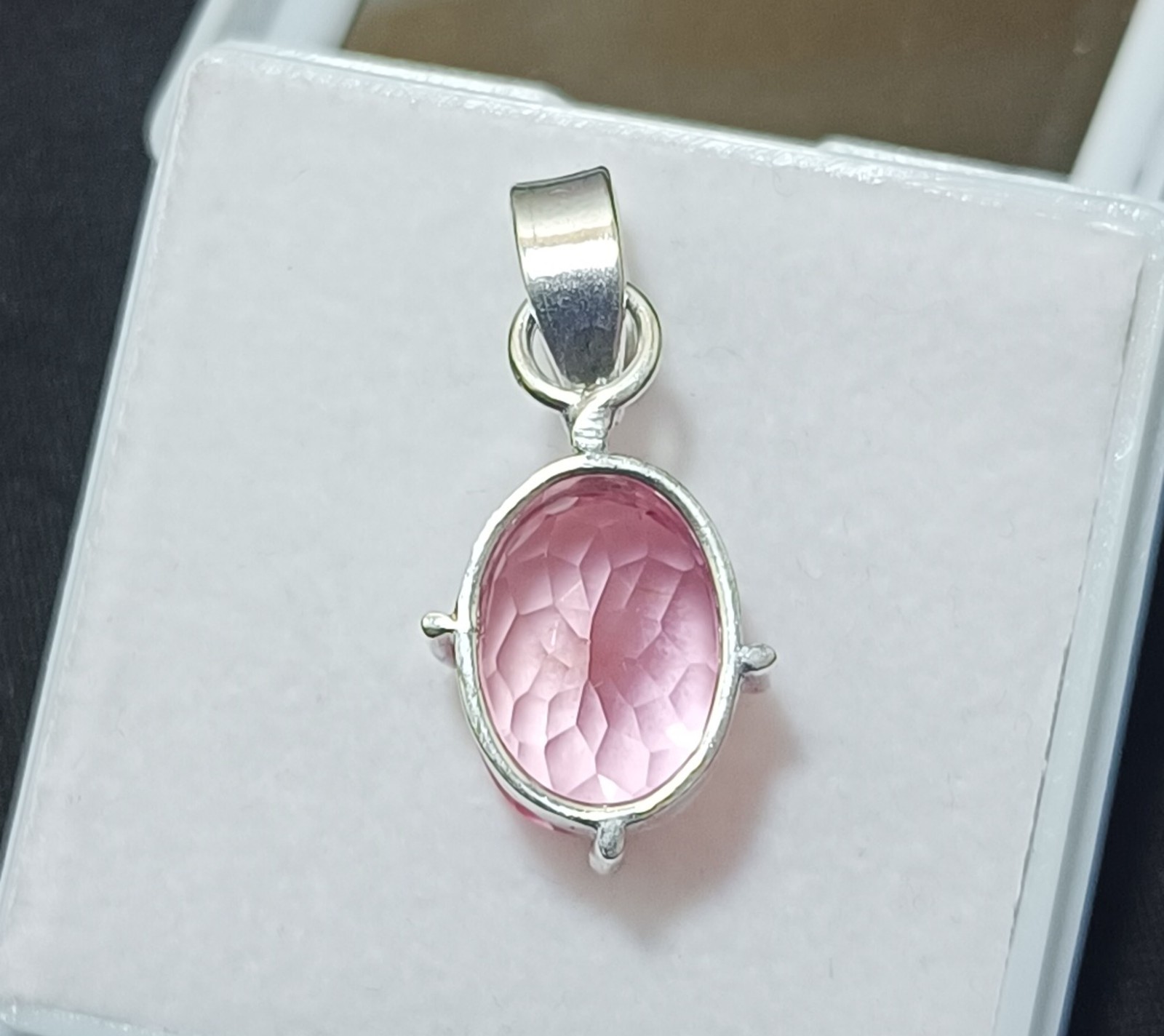 21.25 Ct Natural Pink Morganite Pendant in 925 Silver – Trending Certified Gem