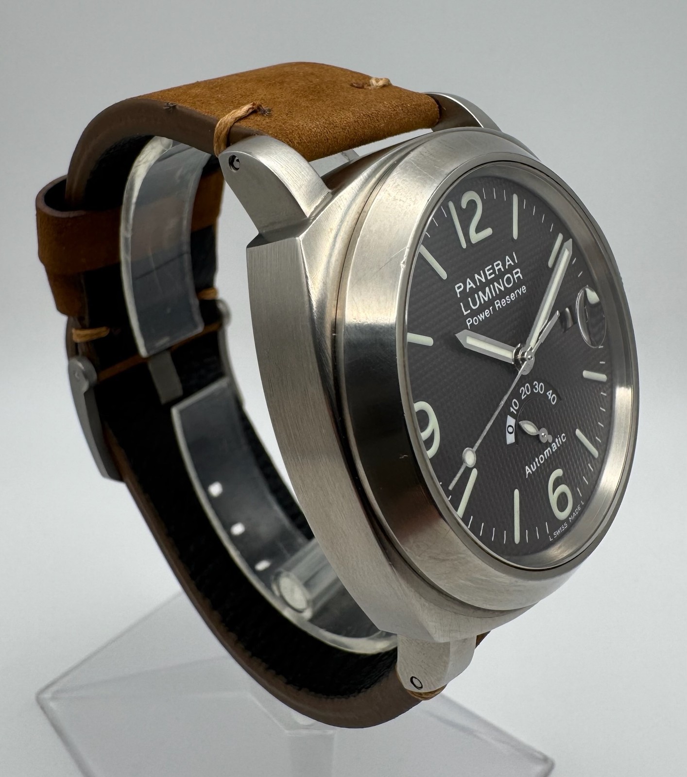 Panerai Luminor Power Reserve PAM57 Titanium Tobacco Dial 2000 (Full-Set)