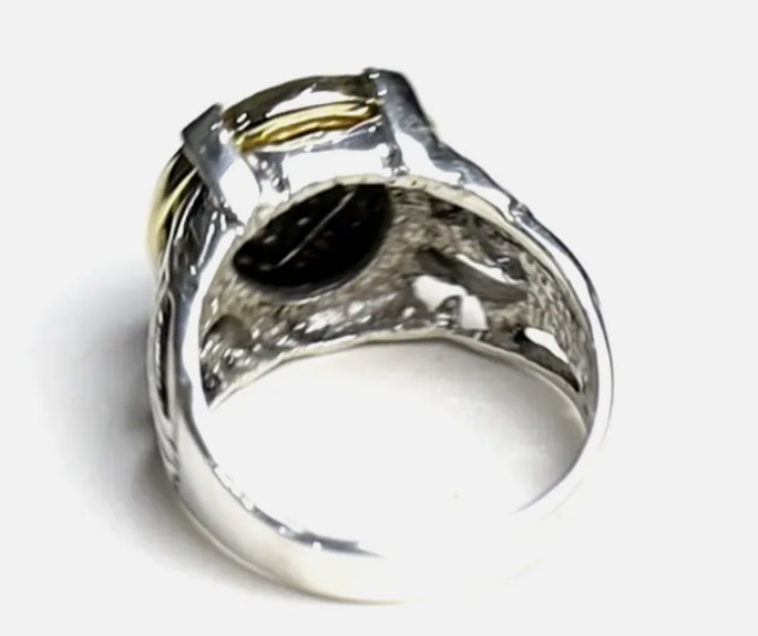 ATOCHA SPAIN COLONIAL PIRATE SHIP WRECK COIN .925 STERLING SILVER RING #7 free