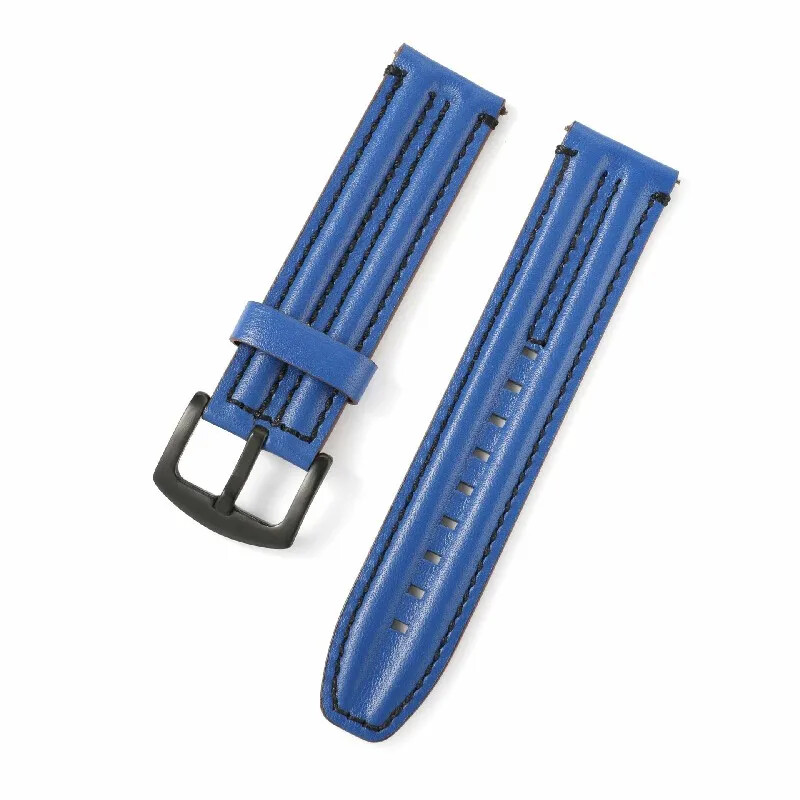 Cow Leather Watch Strap 20mm 22 24mm Stitching Watch Band Vintage Wristband Belt