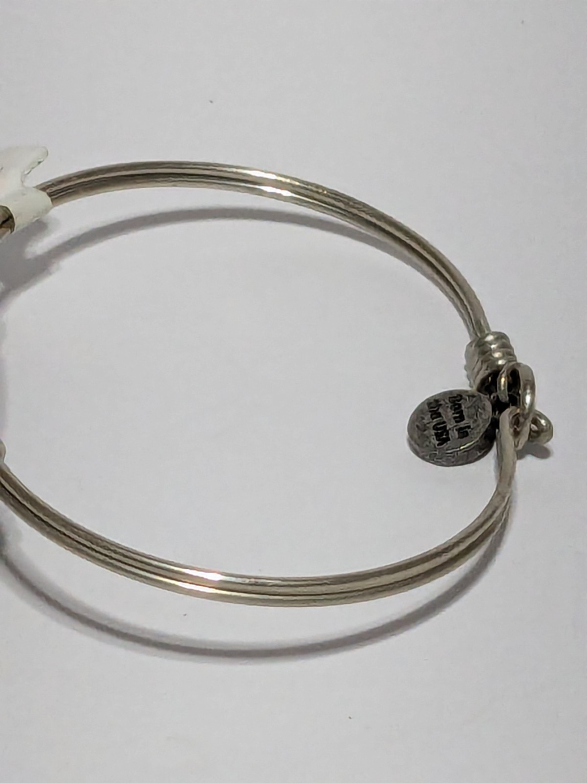 NWT Luca And Stella South Carolina State Outline Silver Tone Wire Bracelet 6.25″