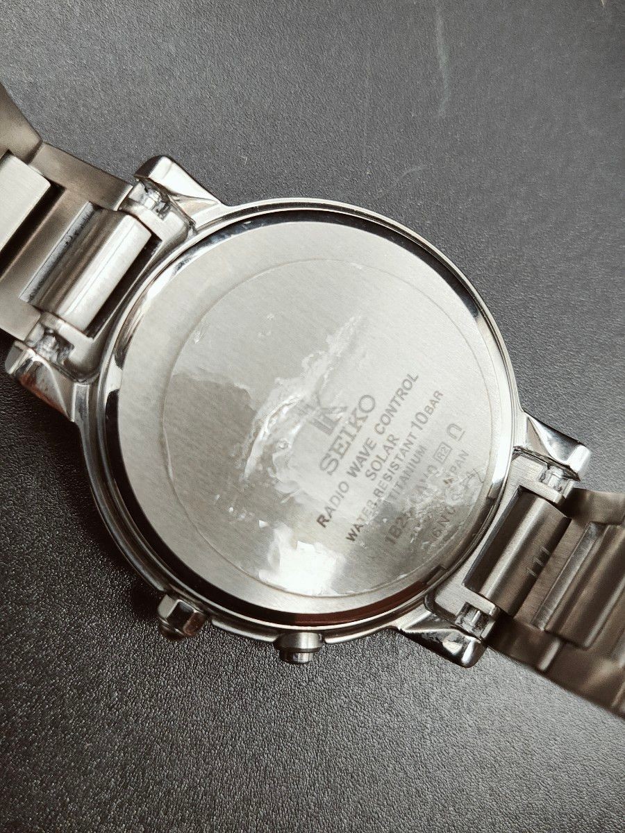 Seiko Lukia SSQV030 Dept Store Limited 400pcs Solar Radio World Time Titanium